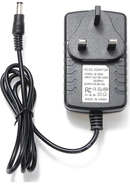 Ac 110V-240V - Dc 6V 2A 12W Güç Kaynağı Şarj Cihazı Dönüştürücü Adaptör 5.5mmx2.1mm