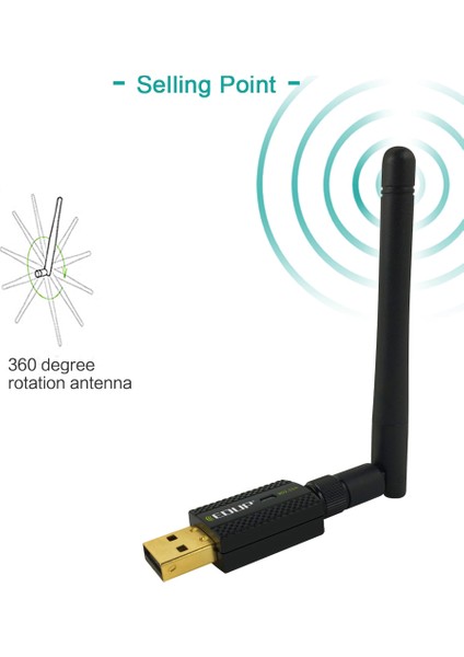 Edup 300MBPS USB Kablosuz Wifi Adaptörü USB Lan Ethernet Ağ Kartı Windows Mac Os Için 802 11N Wi Fi Alıcı fırsatları