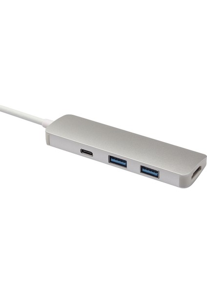 C Tipi HDMI 2 Hızlı USB 3.0 Veri Aktarım Yuvası Hub 4'ü 1 Arada Usbc HDMI Adaptörü 4 K Video USB C Dönüştürücü modelleri