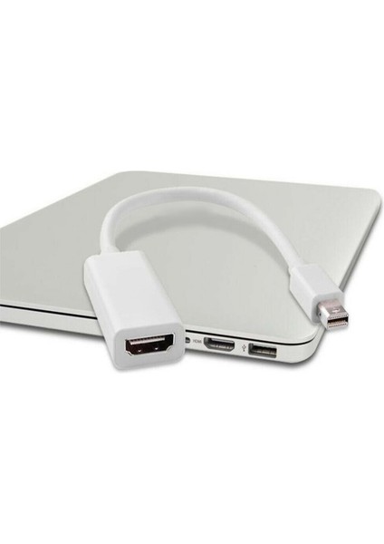 Mini Display Port Thunderbolt Dp - Apple Macbook Pro Mac Air Book Için HDMI Adaptör Kablosu