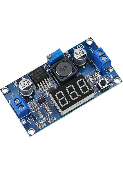 4 Ayarlanabilir LM2596S Dc-Dc Düşürücü Dönüştürücü Düşürücü Regülatör Dijital Voltmetre Ekranlı Güç Modülü Regülatörü fiyatları