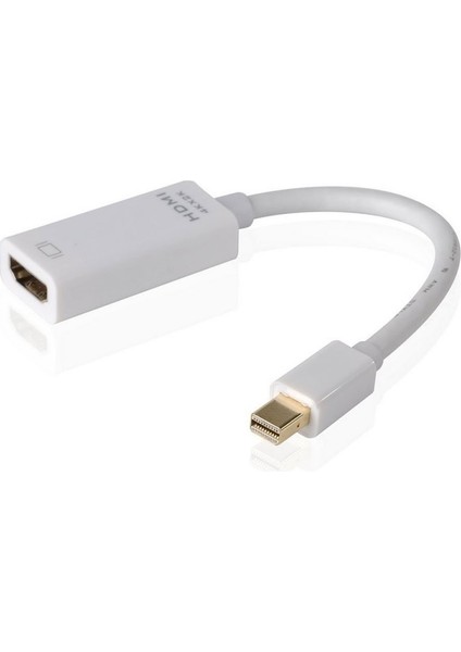 Mini Display Port Mini Dp, Apple Macbook, MacBook Pro, Imac, MacBook Air, Mac Için HDMI Hdtv Av Tv Için Mini Dizüstü Bilgisayar 4K Çözünürlük, 3D Adaptör Kablosu