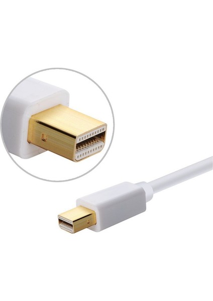 Mini Display Port Mini Dp, Apple Macbook, MacBook Pro, Imac, MacBook Air, Mac Için HDMI Hdtv Av Tv Için Mini Dizüstü Bilgisayar 4K Çözünürlük, 3D Adaptör Kablosu fırsatları