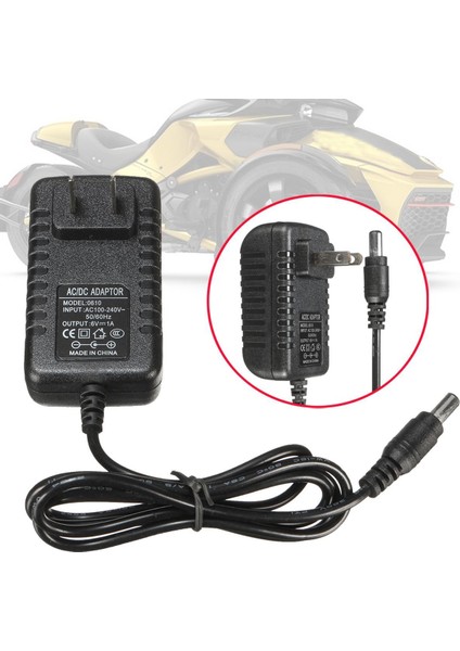 Guangdong Spirit Ac/dc Pil Şarj Adaptörü 6V1A Çocuklar Için Atv Quad Ride On Cars Motosikletler Abd