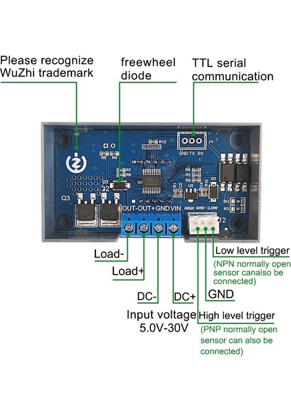 Zk-Ktd4 Mos Anahtarı Tetik Döngüsü Zamanlama Gecikme Modülü Solenoid Valf Kontrolü Alet Çantası ile 5V12V2V fiyatları