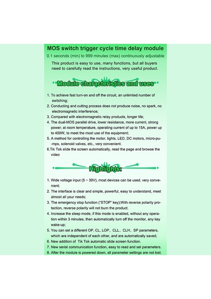 Zk-Ktd4 Mos Anahtarı Tetik Döngüsü Zamanlama Gecikme Modülü Solenoid Valf Kontrolü Alet Çantası ile 5V12V2V indirimleri