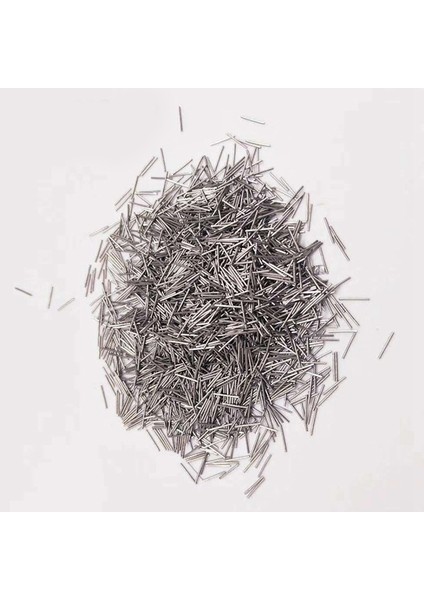 Yaklaşık 1000G Paslanmaz Çelik Manyetik Parlatma Iğnesi / Elektromanyetik Davul Parlatma Makinesi Pim Çapı 0.5X5MM