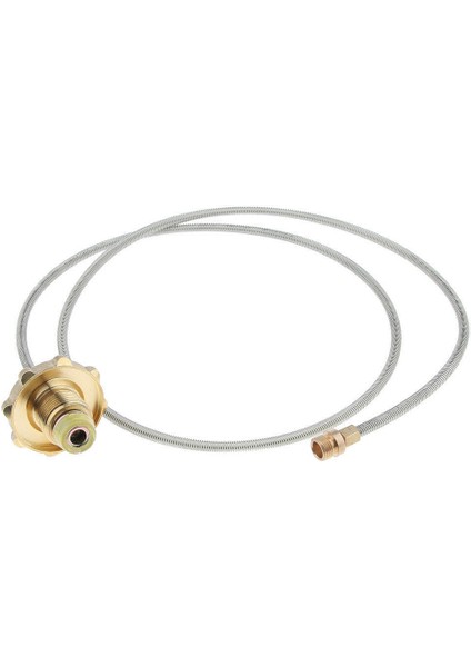 110CM Açık Kamp Sobası Propan Hortum Adaptörü Konnektörü Düz Gaz Tankı Gaz Dönüşüm Kafası Seti