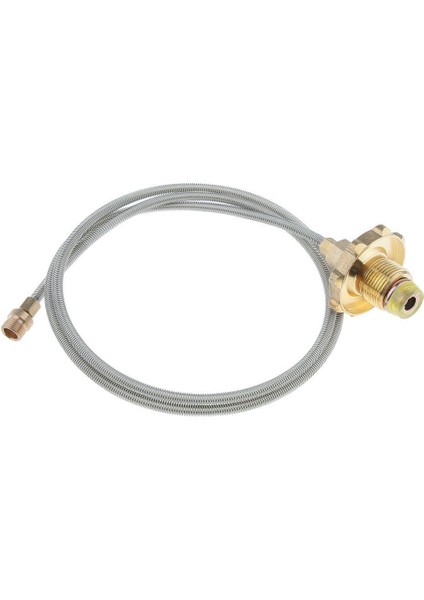 110CM Açık Kamp Sobası Propan Hortum Adaptörü Konnektörü Düz Gaz Tankı Gaz Dönüşüm Kafası Seti fiyatları