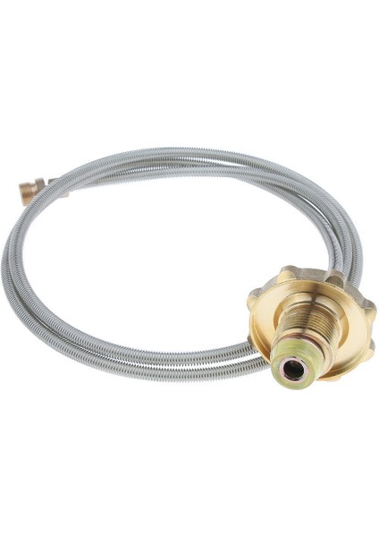 110CM Açık Kamp Sobası Propan Hortum Adaptörü Konnektörü Düz Gaz Tankı Gaz Dönüşüm Kafası Seti modelleri