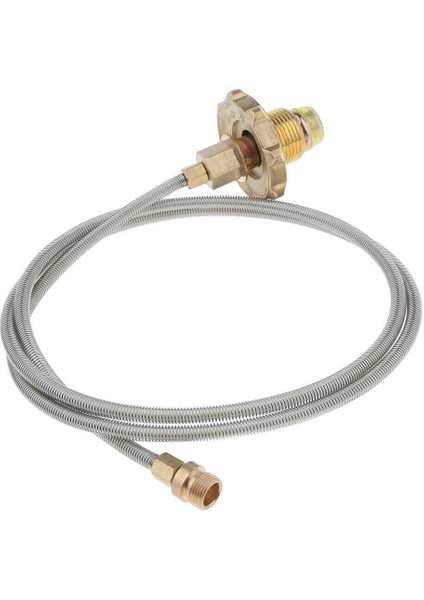 110CM Açık Kamp Sobası Propan Hortum Adaptörü Konnektörü Düz Gaz Tankı Gaz Dönüşüm Kafası Seti fırsatları