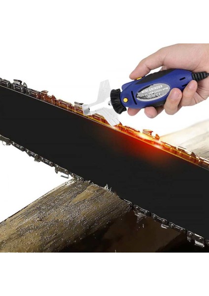 Dc 12V Taşınabilir Zincirli Testere Dosya Öğütücü Araçları Elektrikli Mini Testere Kalemtıraş