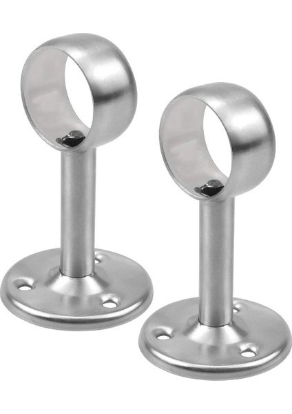 Eıtgzwas 2020 2 Parça Perde Çubuğu, Paslanmaz Çelik Dolap Çubuğu Tutacağı Vidalı Dolap Çubuğu ve Duş Perdesi Dolabı Genleşme Hortumları fırsatları