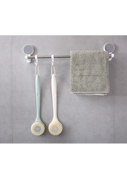 Duş Fırçası Banyo Fırçası Vücut Fırçası Sırt Kuru Cilt Spa Scrubber-Beyaz(Yurt Dışından) fiyatları