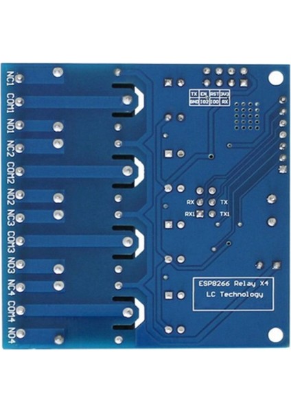 Dc 12V ESP8266 Esp-01 4 Kanal Röle D Modülü Esp-01 Wıfı Modülü Için Iot Akıllı Ev Telefonu App Denetleyicisi Wıfı Rölesi(Yurt Dışından)