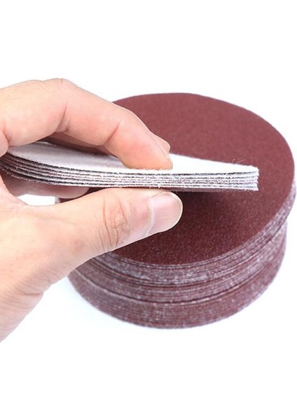 30 Adet/takım 5 Inç 125MM Yuvarlak Zımpara Diski Kum Levhaları Kum 80/100/120/180/240/320 Cırt Cırt Zımpara Diski Zımpara Irmik