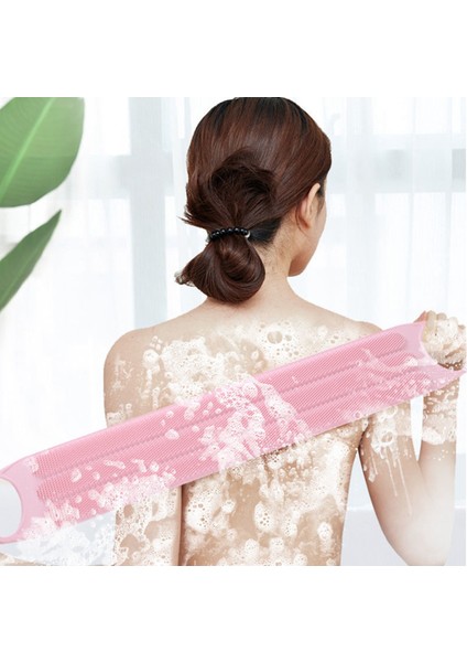 Silikon Banyo Havlusu Banyo Sırt Masajı Banyo Fırçası Çevre Dostu ve Kolay Temizlenen Banyo Havlusu, Mavi modelleri
