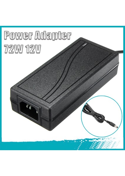 Faydalı Araçlar Ac/dc 12V 6A 72W Poer Besleme Şarj Adaptörü LED Şerit Işık Cctv Kamera Için