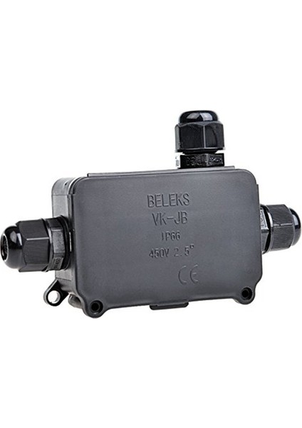 2 Adet Hava Koşullarına Dayanıklı IP66 Dış/harici Bağlantı Kutusu 3-Kablo Konnektör Can Yeraltı Kablo Kılıfı Için 4-8 mm Kablo Çapı Pg9(Yurt Dışından)