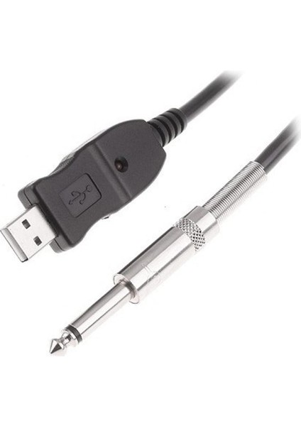 USB Arayüzü Erkek - 6.35MM 43469 Mono Erkek Elektrik Gu USB Gitar Kablosu(Yurt Dışından) indirimleri