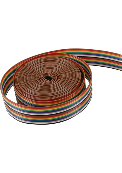 5m 1.27MM 20P Dupont Kablo Gökkuşağı Düz Hat Destek Teli Lehimli Kablo Bağlantı Teli modelleri