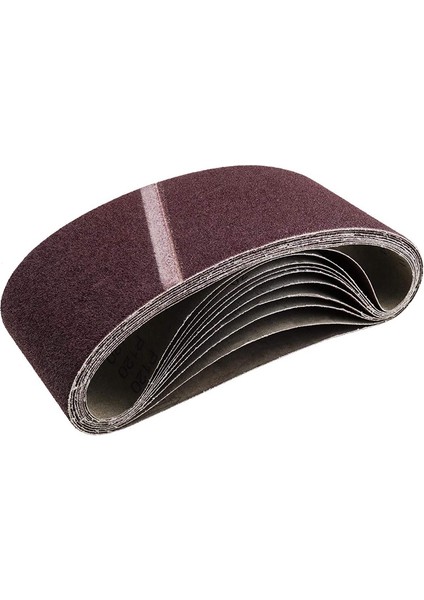 10 Adet 100X610MM Zımpara Bantları Zımpara Kağıdı Zımpara Bantları Için Zımpara Güç Döner Aletler Dremel Aksesuarları Için, 40 Irmik