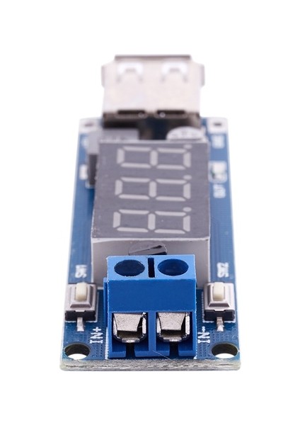 Dc-Dc 4.5-40V - 5V 2A Step-Down LED Voltmetre USB Buck Voltaj Dönüştürücü Modülü