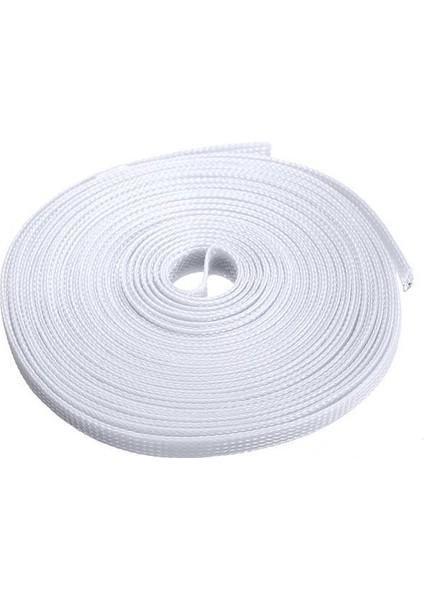 10M 8mm Örgülü Genişletilebilir Otomatik Tel Kablo Bezi Kılıfı Yüksek Yoğunluklu Kılıf