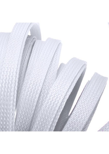 10M 8mm Örgülü Genişletilebilir Otomatik Tel Kablo Bezi Kılıfı Yüksek Yoğunluklu Kılıf fırsatları