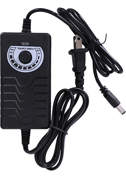 Ac'den Dc'ye Ayarlanabilirbesleme Adaptörü Dönüştürücü, Ac 100-240V - Dc 1-24V 2A Elektrikli Fan Matkap Motor Hız Kontrol Cihazı Için