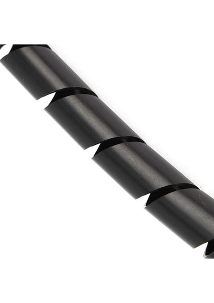 12MM Siyah Spiral Sarma Kablo Muhafazası Kablo Kovanları Sargı Boru Sarma Bandı indirimleri
