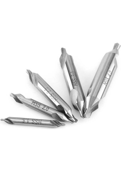 Merkezi Matkap Seti Çelik Uçlar 1.5/2/2.5/3/4 mm 5 Adet Ahşap Kapı Pencere Dolabı Için Yüksek Hız Toplam