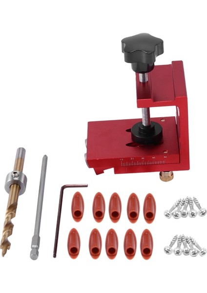 Cep Delik Matkap Kılavuzu Dübel Jig Eğik Delik Bulucu Woodworker 9mm Çalışma Doğrama ile Dıy Araçları Adım Matkap Ucu