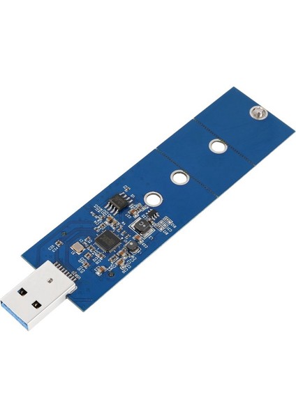 M.2 - USB Adaptörü, B Tuşu M.2 SSD Adaptörü USB 3.0 (Kablo Gerekmez), USB - 2280 M2 SSD Sürücü Adaptörü, Ngff Dönüştürücü SSD Okuyucu Kartı