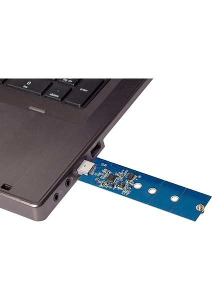 M.2 - USB Adaptörü, B Tuşu M.2 SSD Adaptörü USB 3.0 (Kablo Gerekmez), USB - 2280 M2 SSD Sürücü Adaptörü, Ngff Dönüştürücü SSD Okuyucu Kartı