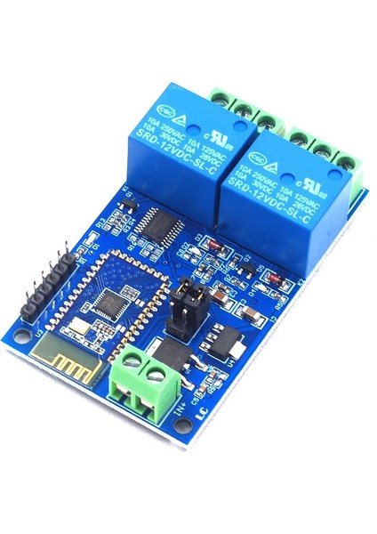 Dc 12V Çift Devre Bluetooth Röle Modülü Bluetooth Röle Anahtar Modülü Akıllı Ev