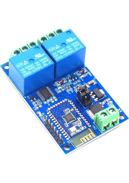 Dc 12V Çift Devre Bluetooth Röle Modülü Bluetooth Röle Anahtar Modülü Akıllı Ev