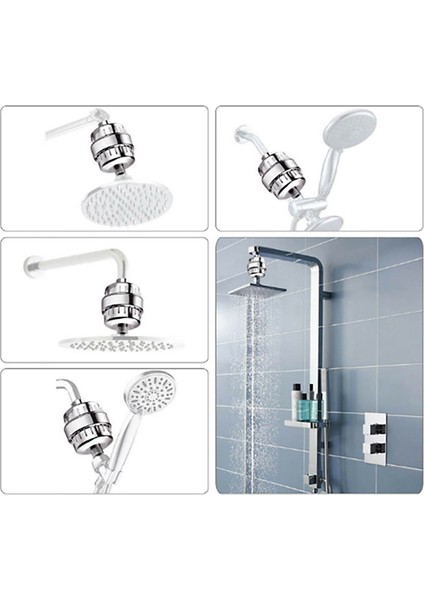 Sert Su Klor Arıtma Evrensel Için Pratik Duş Başlığı Filtre Arıtma Yumuşatıcı modelleri