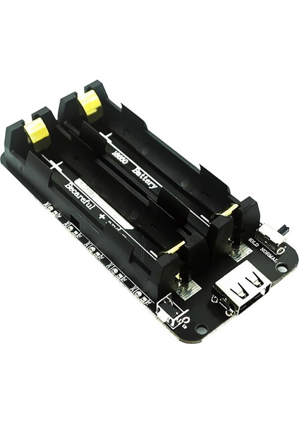 18650 Lityum Güç Kaynağı Genişletme D 5V V3 Geliştirme D Güç Kaynağı ESP32/ Raspberry Pi 3/uno 2 Kanal Için Tutucu(Yurt Dışından)