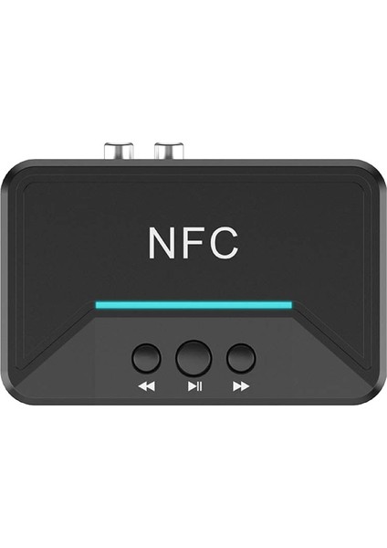 Bluetooth 5 0 Alıcı Adaptörü Nfc 3 5mm Rca Ses Aux Çıkışı Kablosuz Bluetooth Dongle Stereo Alıcı