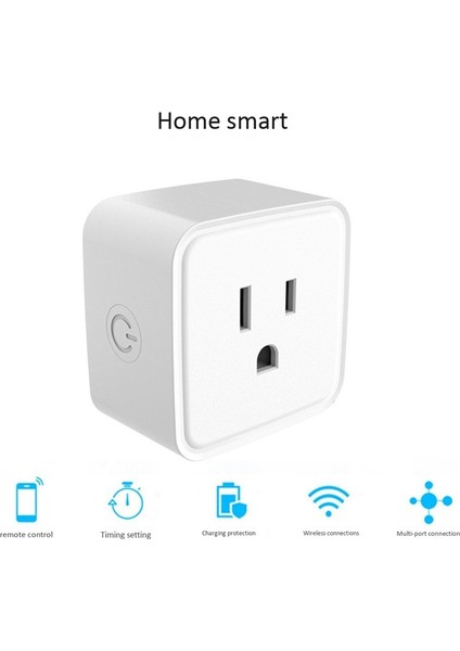 Wifi Akıllı Çıkış Akıllı Güvenli Ev Güç Kontrol Soketi 2.4g Wifi Sadece Alexa ve Google Için Hub Gerekmez Us Plug fırsatları