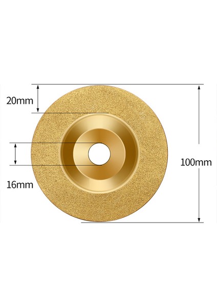 100MM Altın Elmas Titanyum Taşlama Tekerlek Testere Dairesel Kesme Diski Freze Aracı Kalemtıraş Açı Öğütücü Aksesuarları modelleri