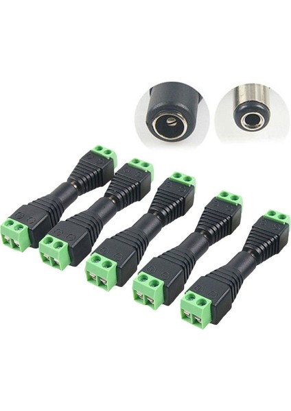 DC12V Fiş Adaptörü Konnektör Erkek 5050 3528 LED Şerit Işık Güç Kaynağı Için modelleri