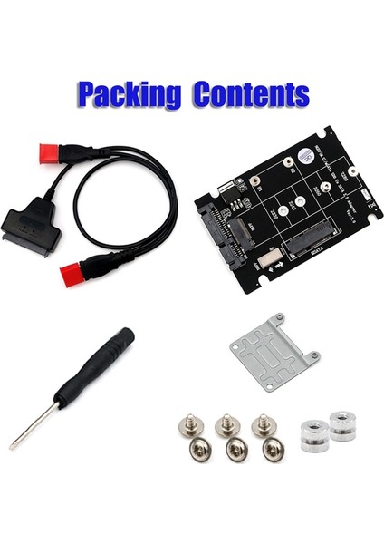 2 Bağlantı Noktalı M.2 Ngff Anahtar B ve Msata SSD - USB 2.0 Adaptör Dönüştürücü Okuyucu Kartı indirimleri