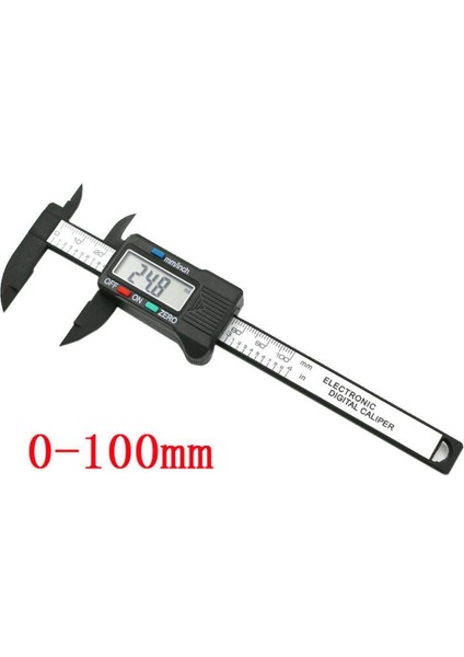 1x Dijital Kaliper, 100MM 4 Inç LCD Dijital (Siyah) ve 55 Adet 2p Yaylı Tel Konnektör Kaynaksız Vida Hızlı Konnektör fırsatları