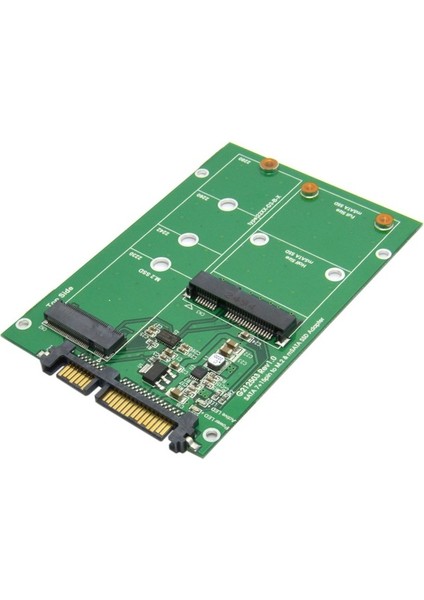 USB 3.0 Sata 22PIN 2.5 Inç Sabit Disk Için 2'si 1 Arada Mini Pci-E 2 Şeritli M.2 Ngff & Msata SSD Adaptör Dönüştürücü