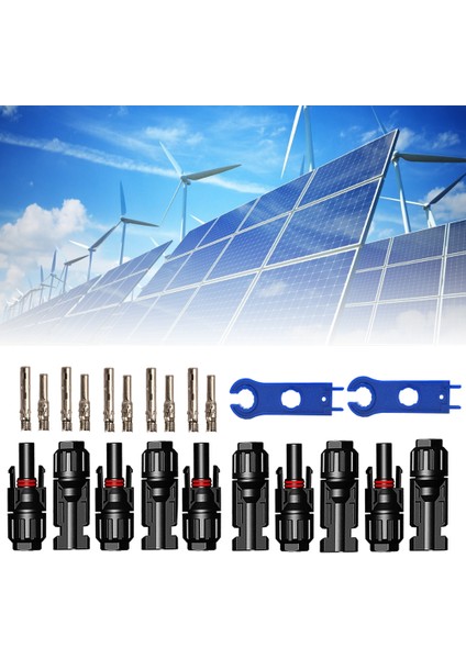 5 Takım Mc4 Konnektör Güneş Sistemi 1000V Güneş Paneli Paralel Bağlantı Mc4 Sigorta Konektörü fiyatları