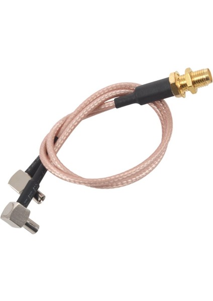 Inç Sma Dişi Y Tipi 2 x Ts9 Açı Erkek Konnektör Bölücü Birleştirici Kablo, Aurum ve Galaktik fırsatları