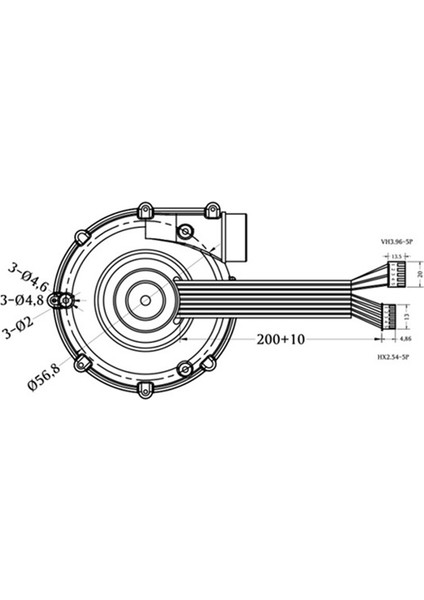 7040 Dc 12V Fırçasız Dc Fan, Küçük Santrifüj Fan, Uyku Solunum Makinesi Oksijen Arıtma 6.5kpa Için Kullanılabilir