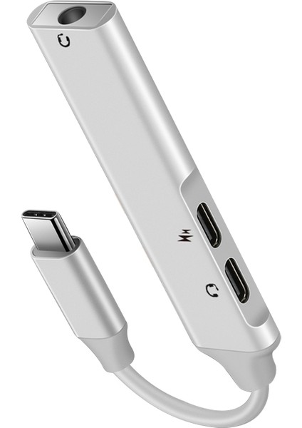 C Tipi USB Adaptörü 3.5mm Jack Kulaklık Kablosu Adaptörü Samsung Galaxy S8 S9 S10 Plus Type-C Ses Kablosu Pd Şarj Konnektörü